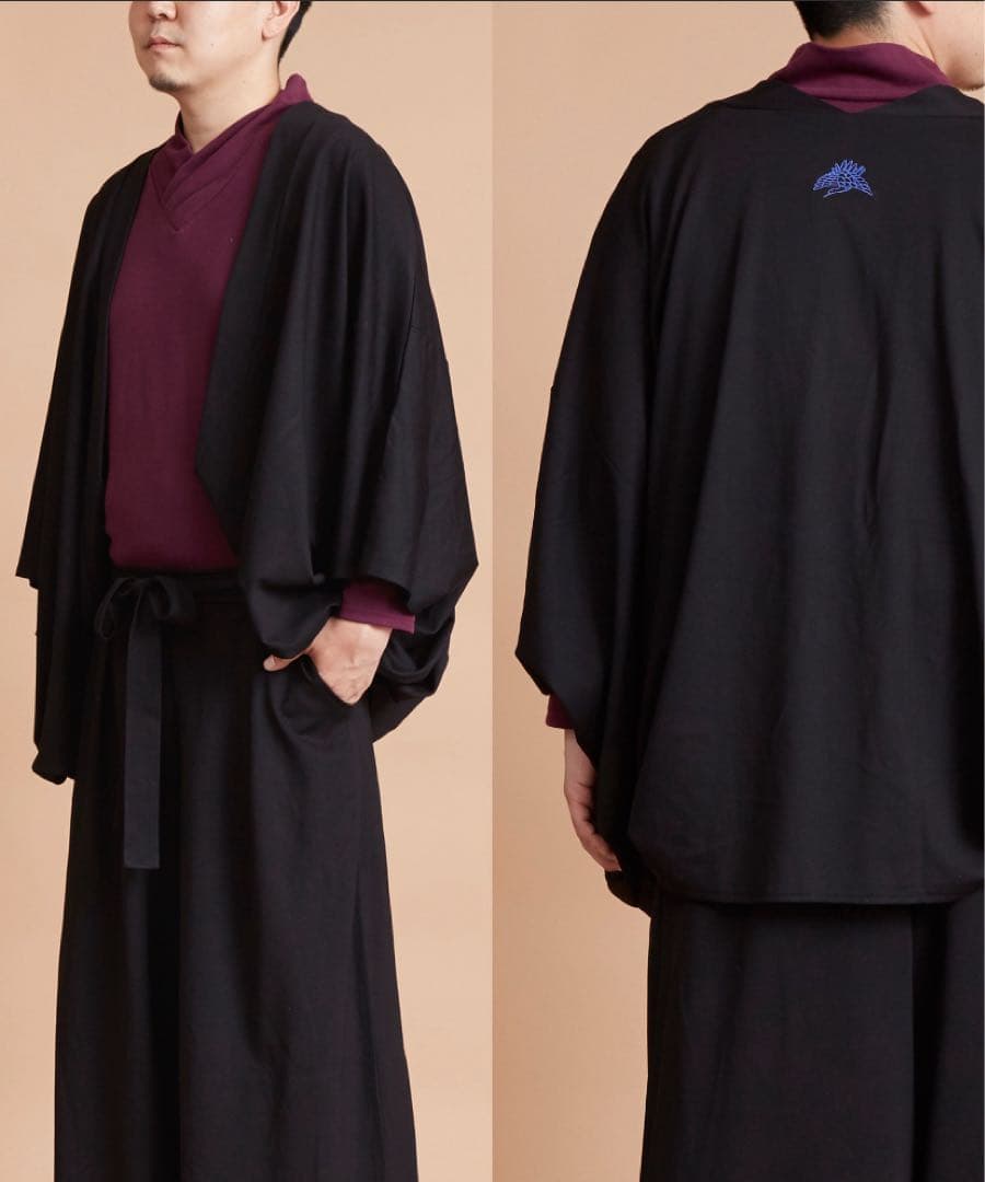 【Hamu様限定】気高し（ケタカシ）メンズ羽織り袴風ワイドパンツ上下セット