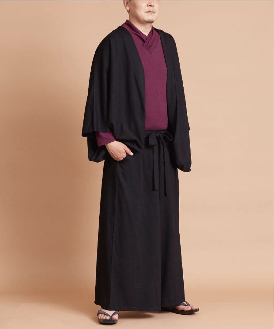 【Hamu様限定】気高し（ケタカシ）メンズ羽織り袴風ワイドパンツ上下セット