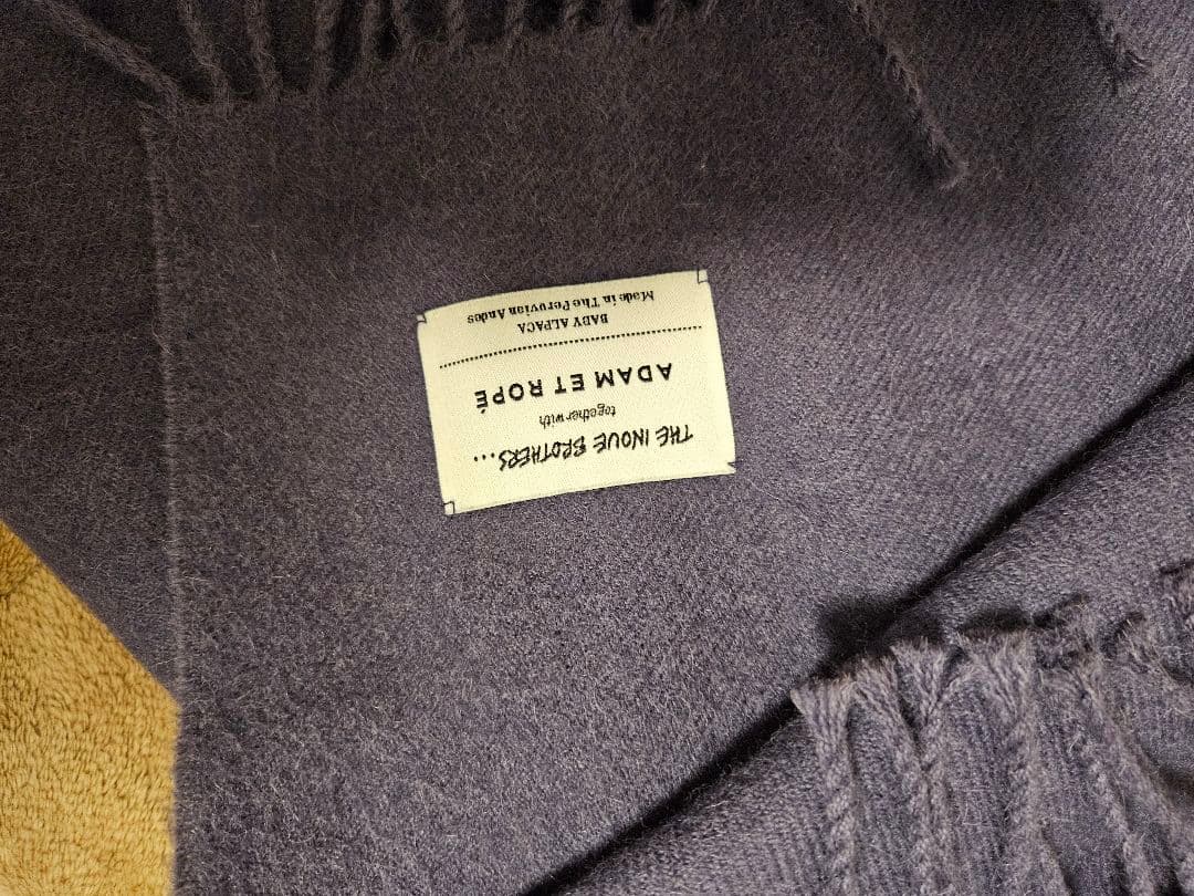 ADAMETROPE別注 the inouebrothersストール ラベンダー