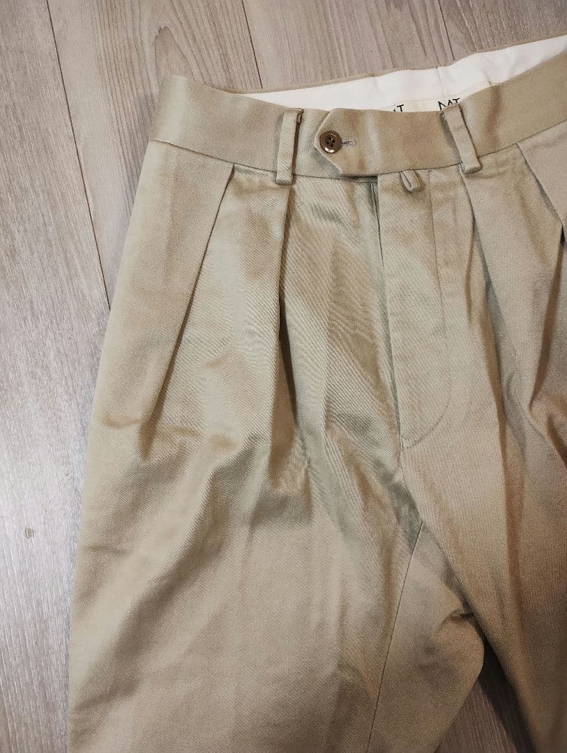 NEAT ニート　ベージュ 2タック チノパン　秋冬