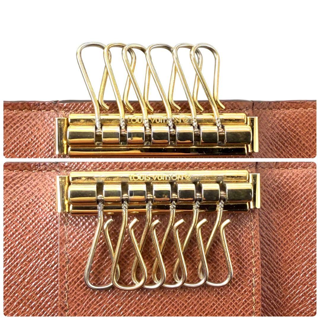 美品 ルイヴィトン モノグラム ミュルティクレ6 キーケース 6連 key 鍵