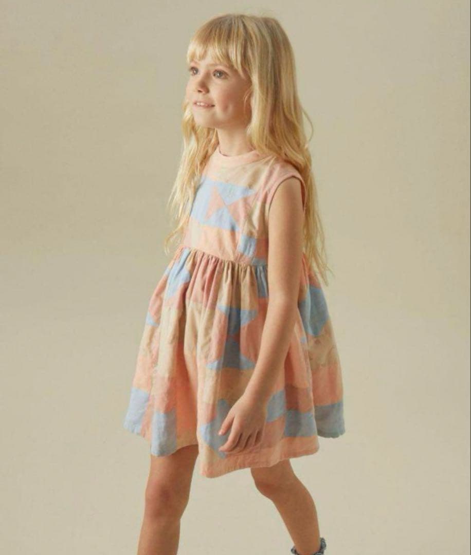 ワンピース Apolina Wendy Dress Patchwork 5-7y