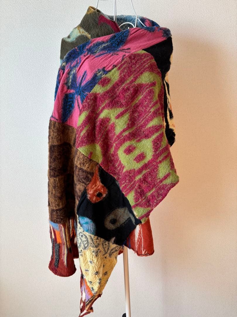 キャピタルKAPITAL KOUNTRY パッチワーク　ストール　マフラー