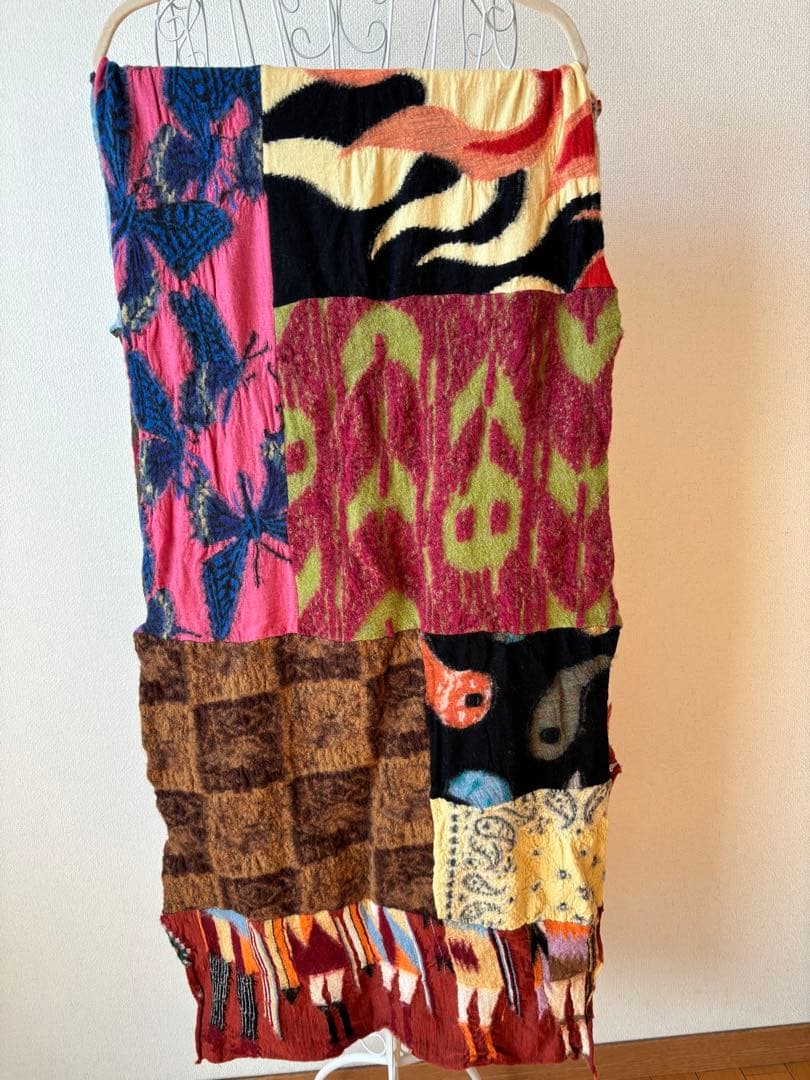 キャピタルKAPITAL KOUNTRY パッチワーク　ストール　マフラー