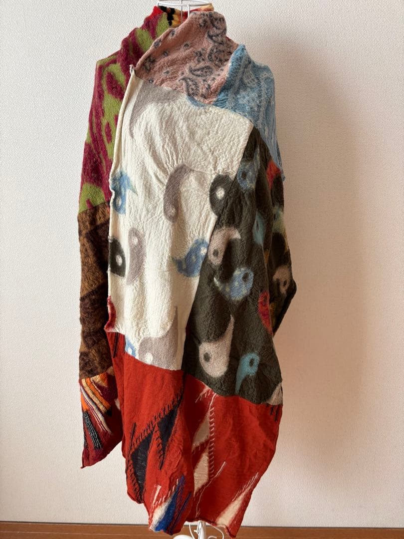 キャピタルKAPITAL KOUNTRY パッチワーク　ストール　マフラー