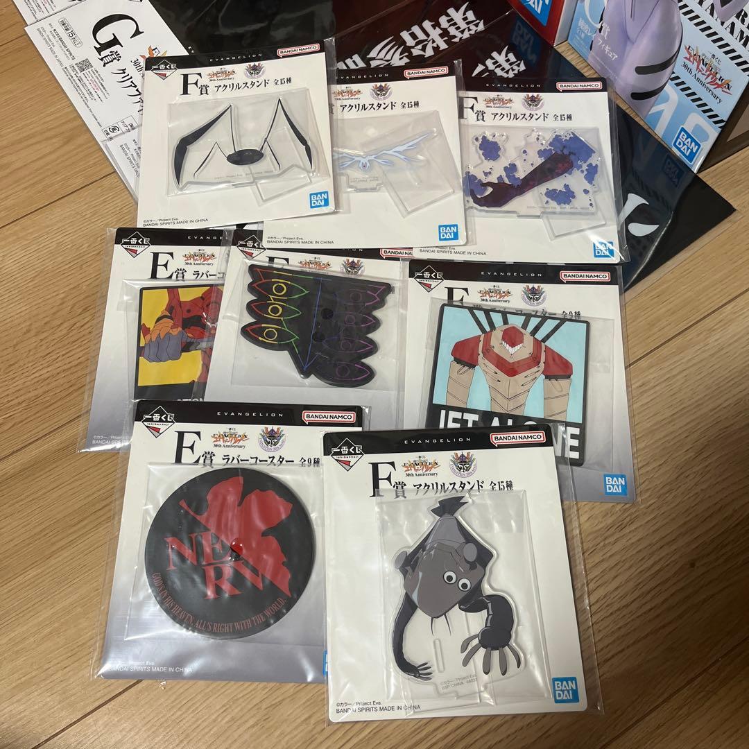 1番くじエヴァンゲリオン　A賞、C賞その他下位賞12点