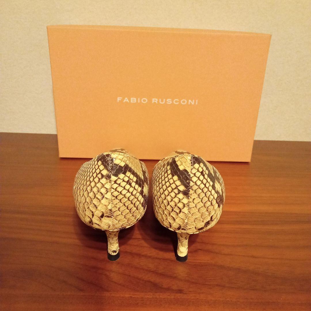 新品未使用　FABIO RUSCONI パイソンシューズ　36