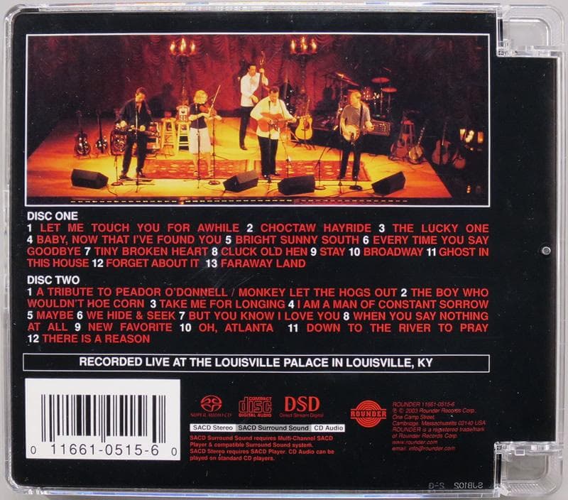 (2 Hybrid SACD) アリソン・クラウス 『ライヴ』 輸入盤