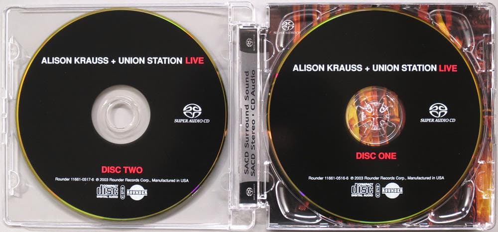 (2 Hybrid SACD) アリソン・クラウス 『ライヴ』 輸入盤