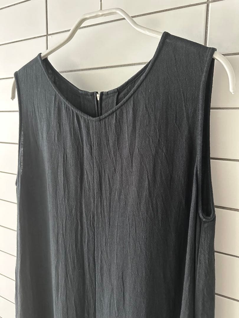 evam eva リネンオールインワン