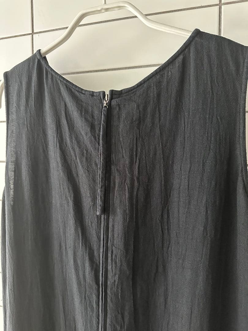 evam eva リネンオールインワン