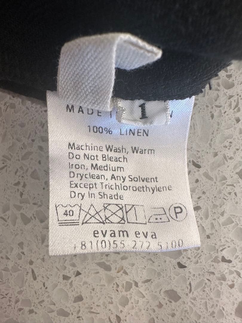 evam eva リネンオールインワン