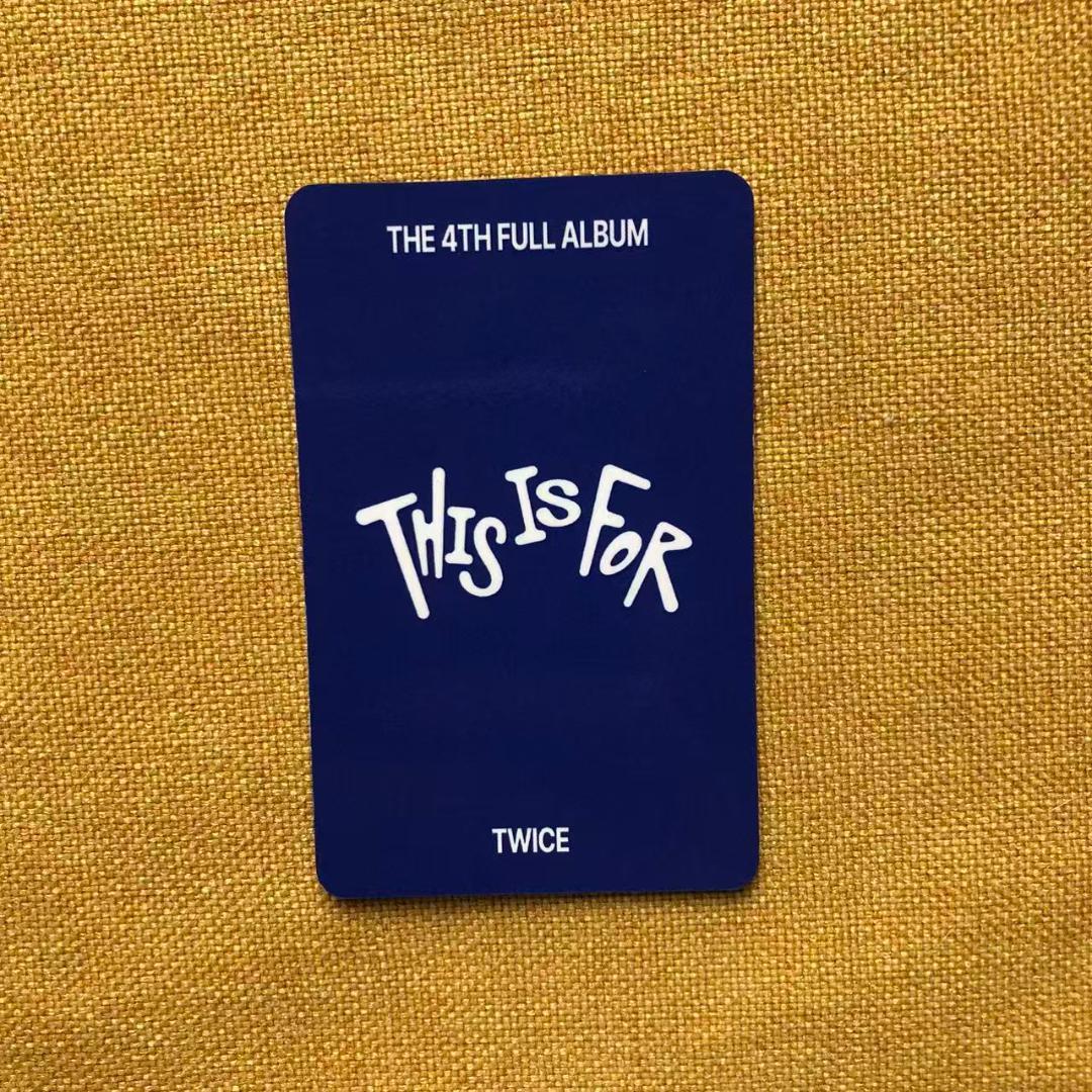 TWICE トゥワイス THIS IS FOR サノク ジヒョ トレカ