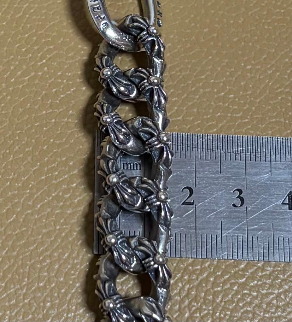 【SILVER925】ウォレットチェーン シルバー925刻印有246g美品極太