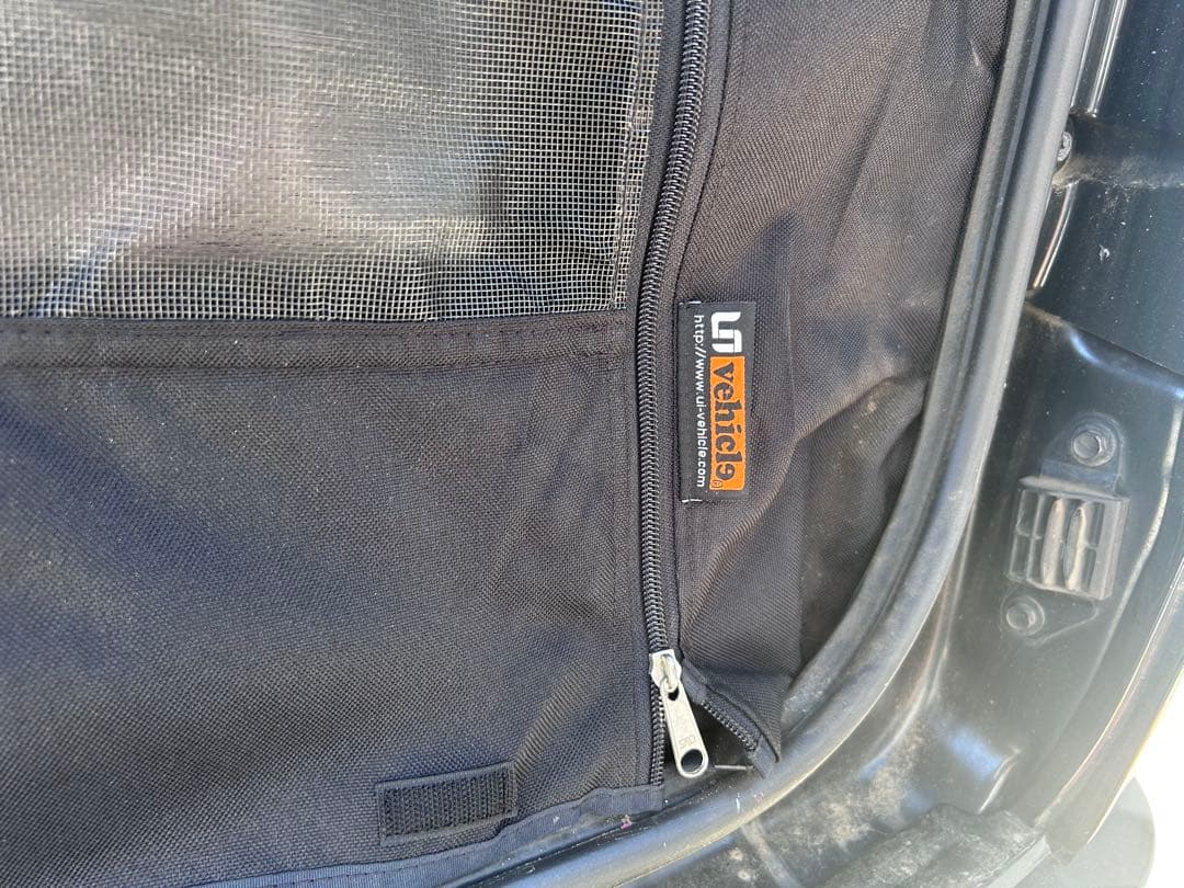 ユーアイビークルUivehicle虫除け防虫ネット ハイエースワイドリアゲート