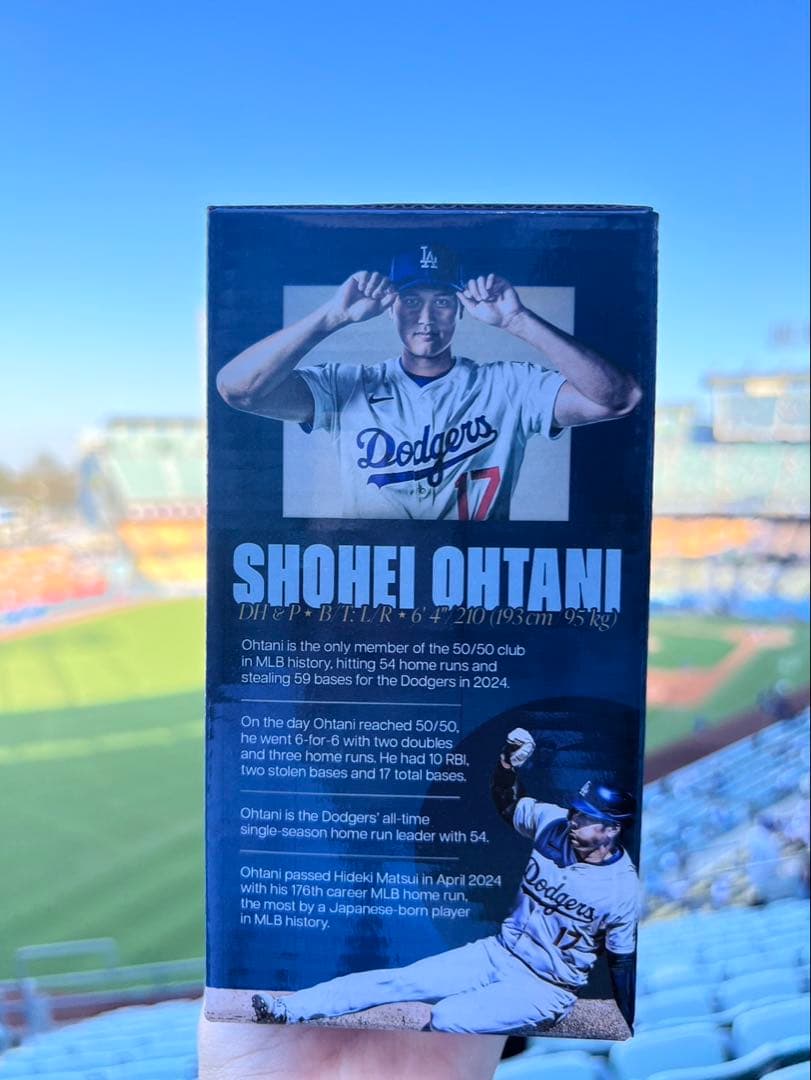 大谷翔平 Shohei Otani ボブルヘッド人形　50/50クラブ記念