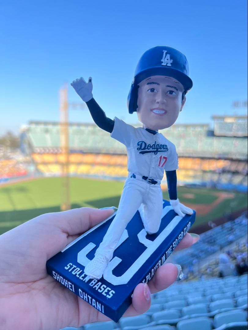 大谷翔平 Shohei Otani ボブルヘッド人形　50/50クラブ記念