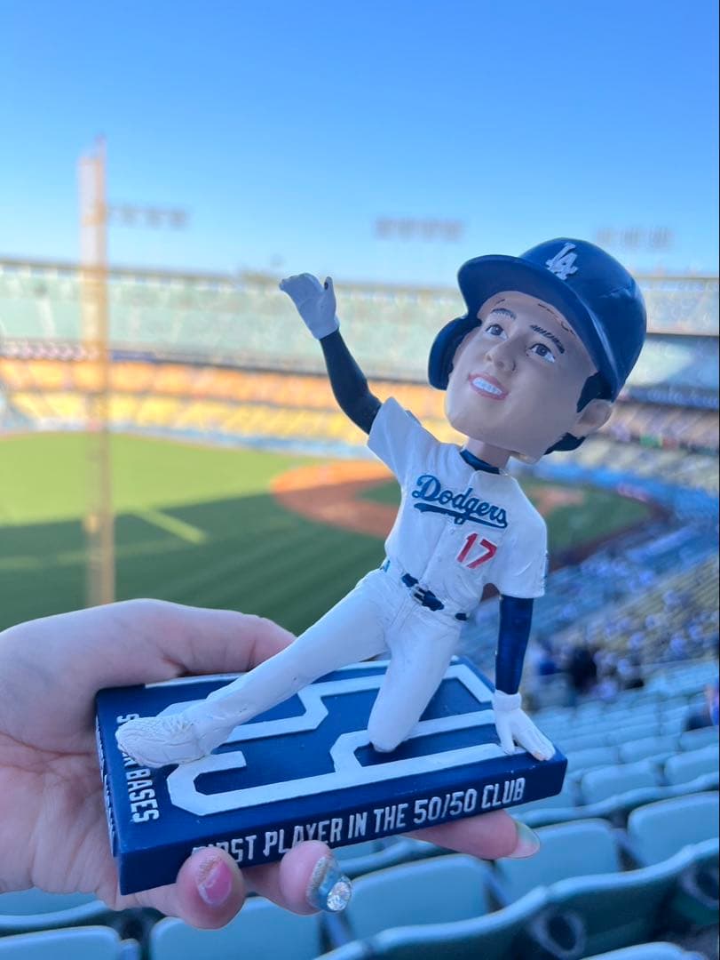 大谷翔平 Shohei Otani ボブルヘッド人形　50/50クラブ記念