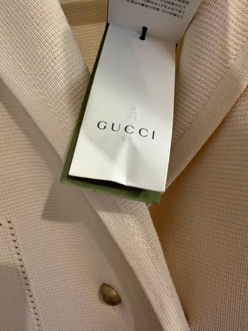 アキレス　GUCCI アイボリー ダブルブレストジャケット