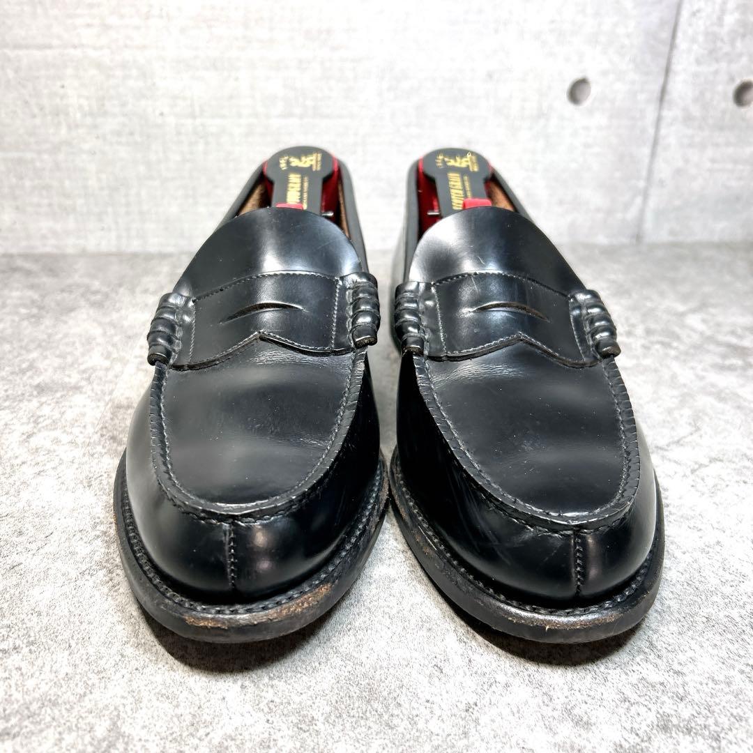 極美品【REGAL】ローファー/2177/革靴/リーガル/ブラック/厚底