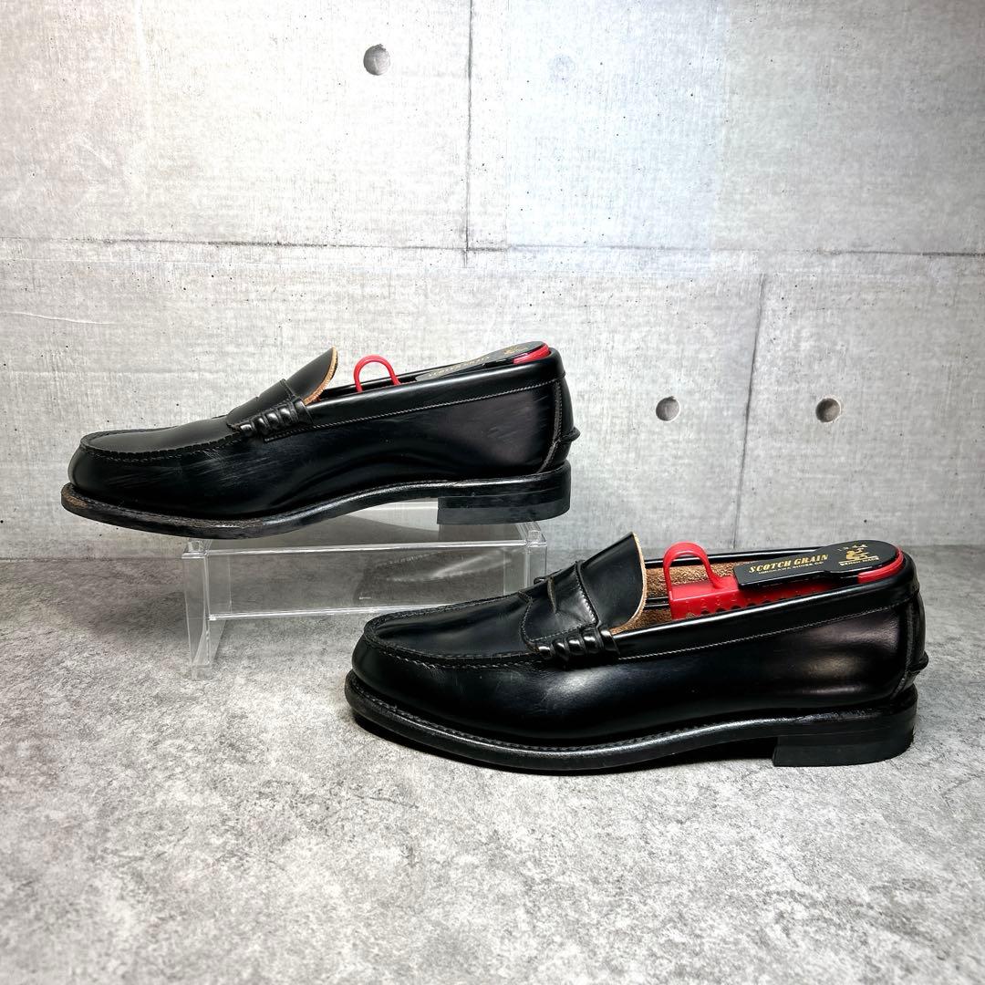 極美品【REGAL】ローファー/2177/革靴/リーガル/ブラック/厚底