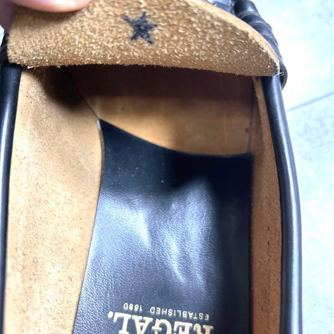 極美品【REGAL】ローファー/2177/革靴/リーガル/ブラック/厚底