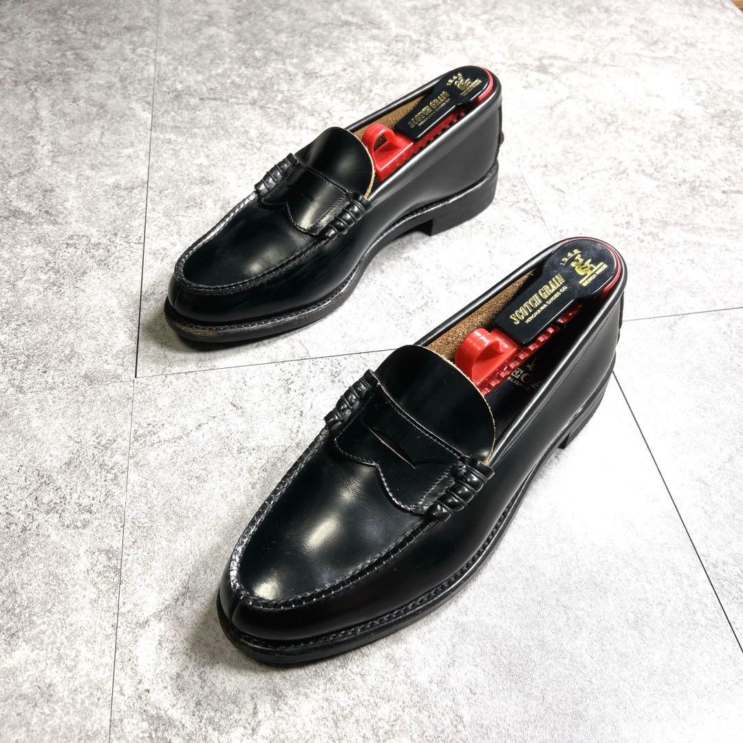 極美品【REGAL】ローファー/2177/革靴/リーガル/ブラック/厚底