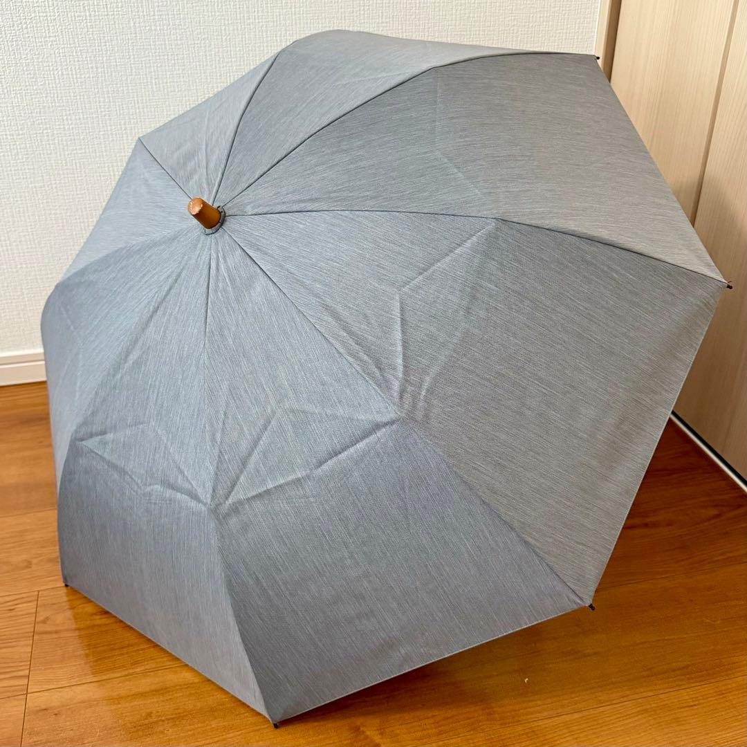 【7/21まで】サンバリア100 日傘　2 段折り フロストグレー　※袋なし