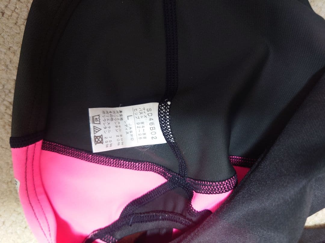 SPEEDO　競泳水着 Lサイズ 　黒・ピンク