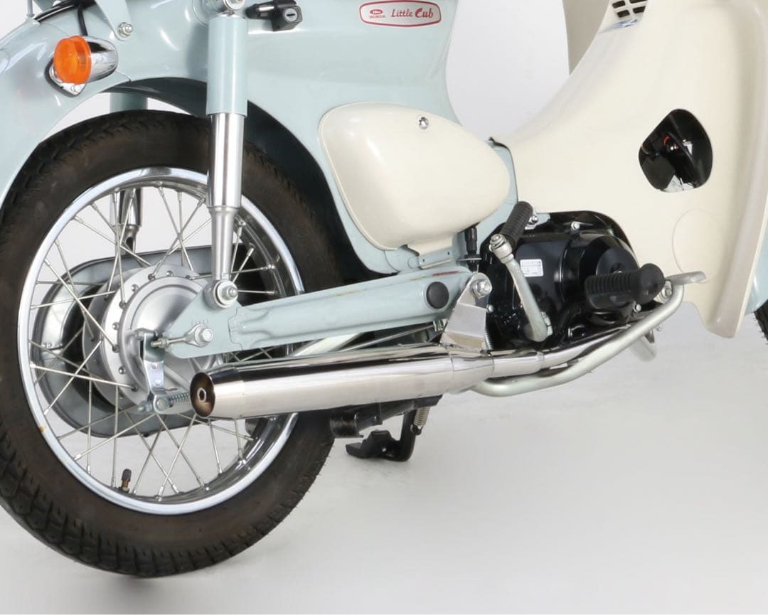 【送料無料】キタコ　スポーティーダウンマフラー　リトルカブfi スーパーカブfi