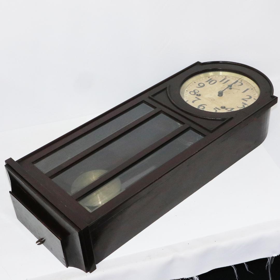 精工舎 ゼンマイ式 柱時計 古時計 振り子時計 ボンボン時計 機械式