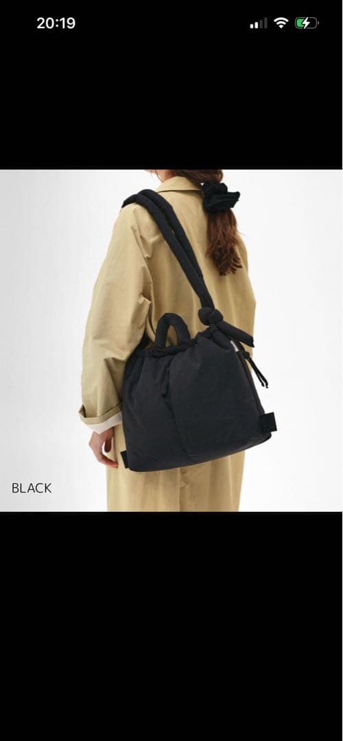 使用数回　olend Ona Soft Bag ショルダーバッグ　ブラック