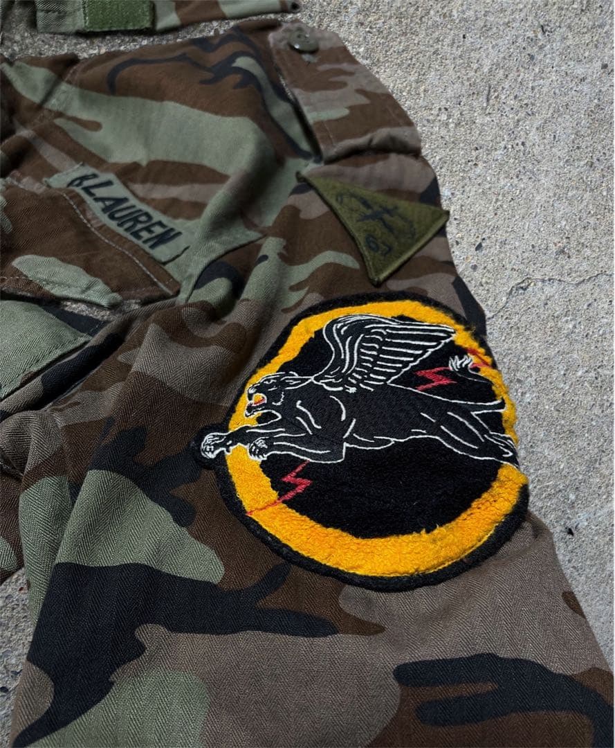 Denim & Supply Ralph Lauren 迷彩 カモフラ 刺繍 M