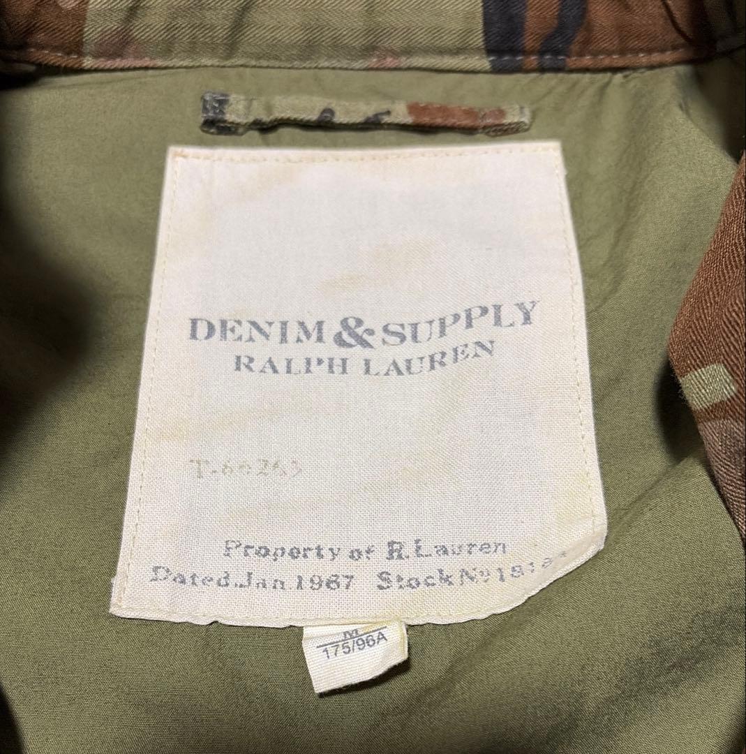 Denim & Supply Ralph Lauren 迷彩 カモフラ 刺繍 M