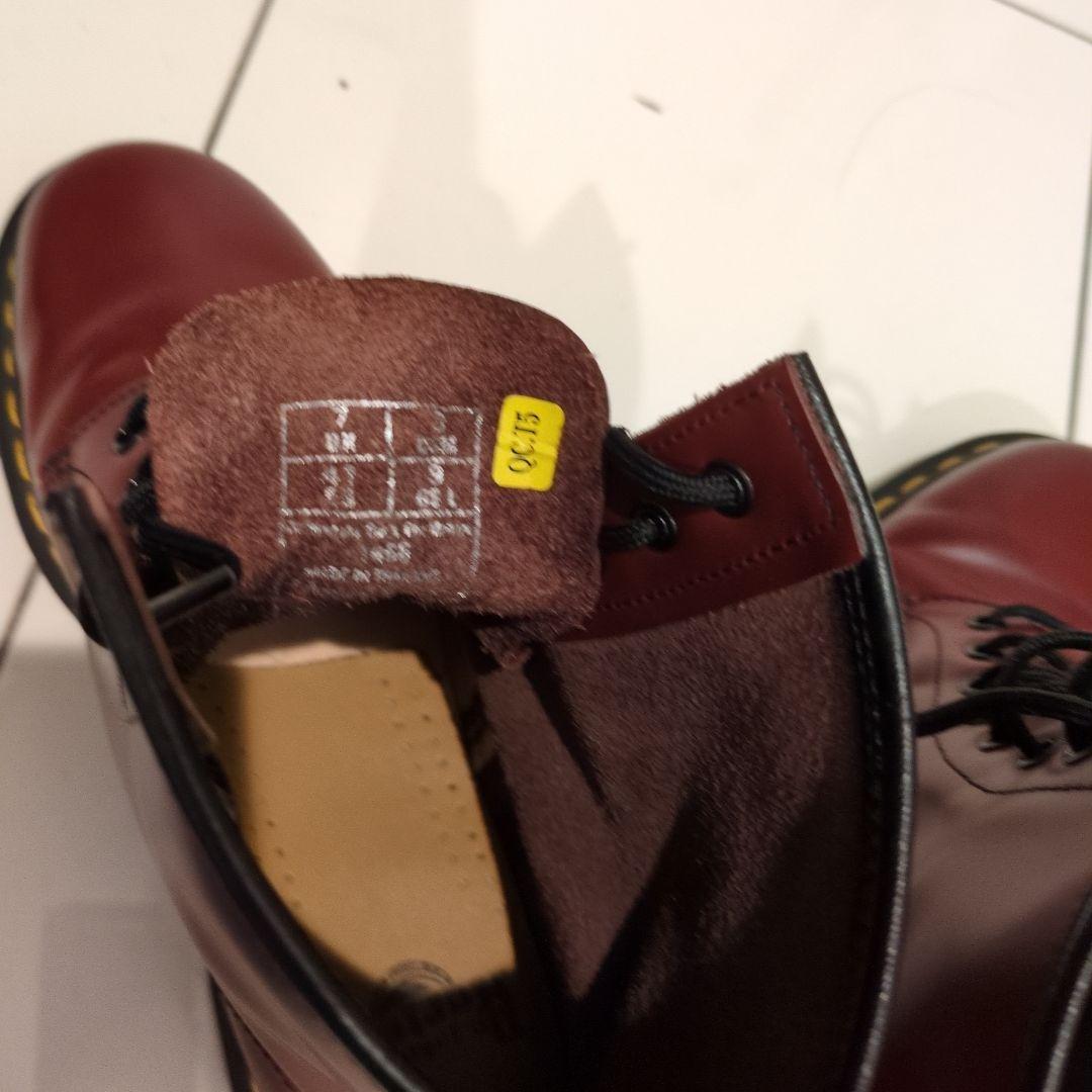 ドクターマーチン エアークッションソール ワークブーツ 26.0 レッド系
