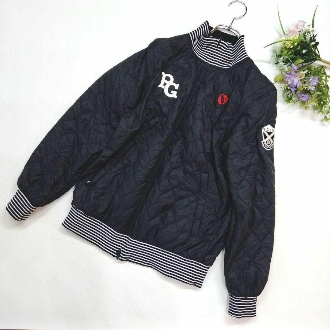 パーリーゲイツ　中綿ブルゾン　ベスト　スター　リバーシブル　ダブルジップ　0