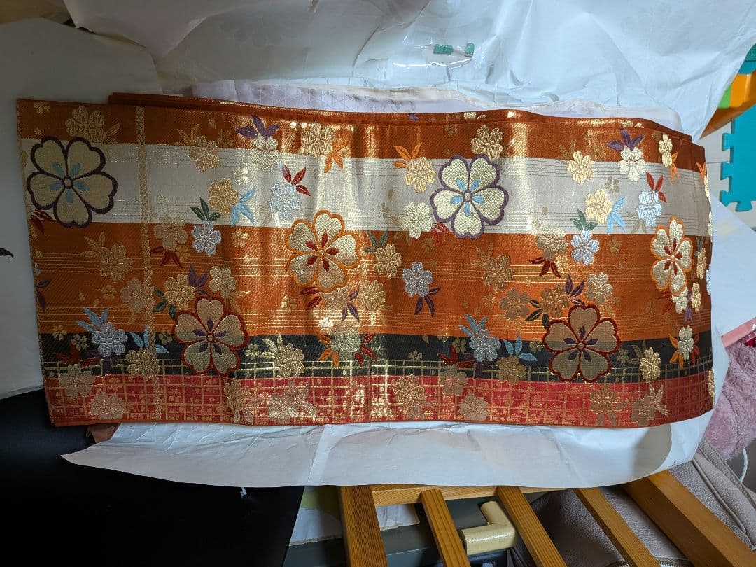 成人式振袖3点（着物、長襦袢、帯）