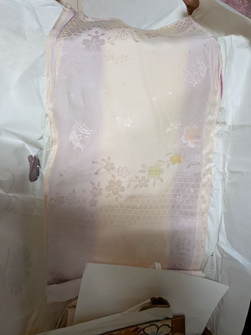 成人式振袖3点（着物、長襦袢、帯）