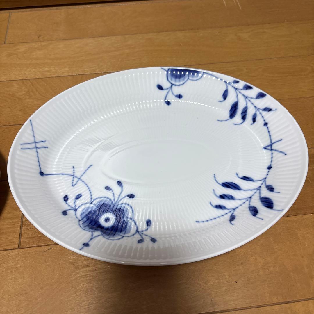 ロイヤルコペンハーゲン　オーバルプレート3枚セット