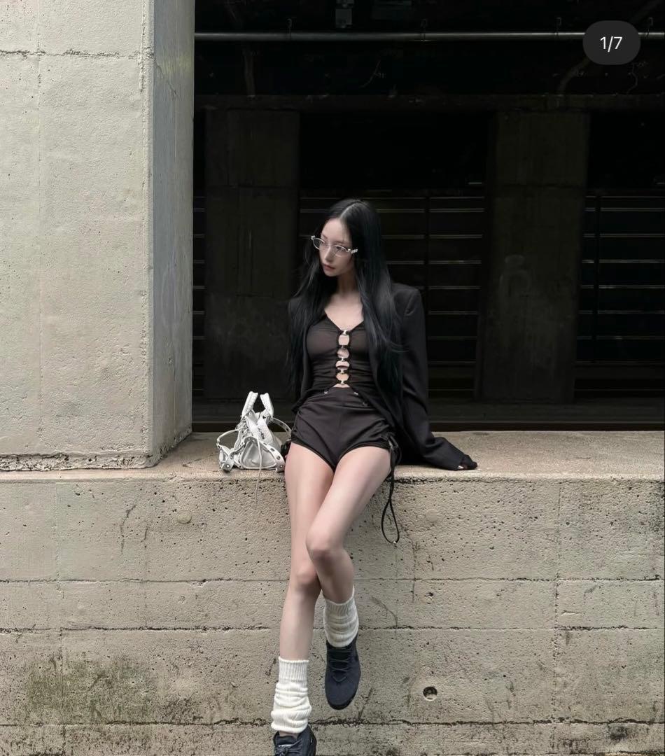 パンツ theredthread drawstring short pants