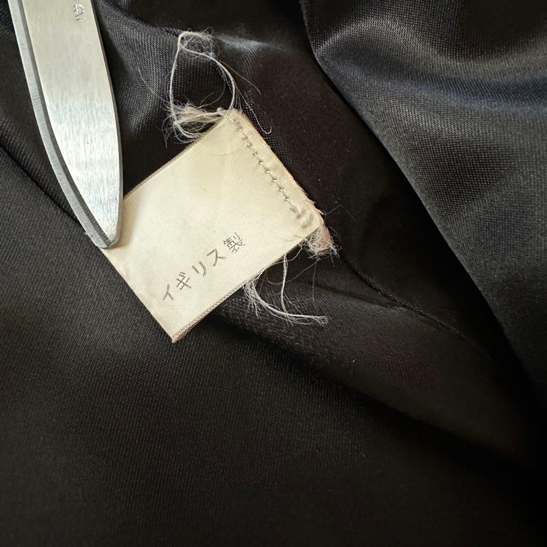 【高級】80s アクアスキュータム バルマカーンコート ブラック カシミヤ