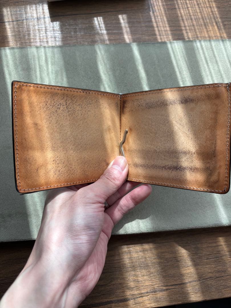 マルジェラ　マネークリップ　レザー