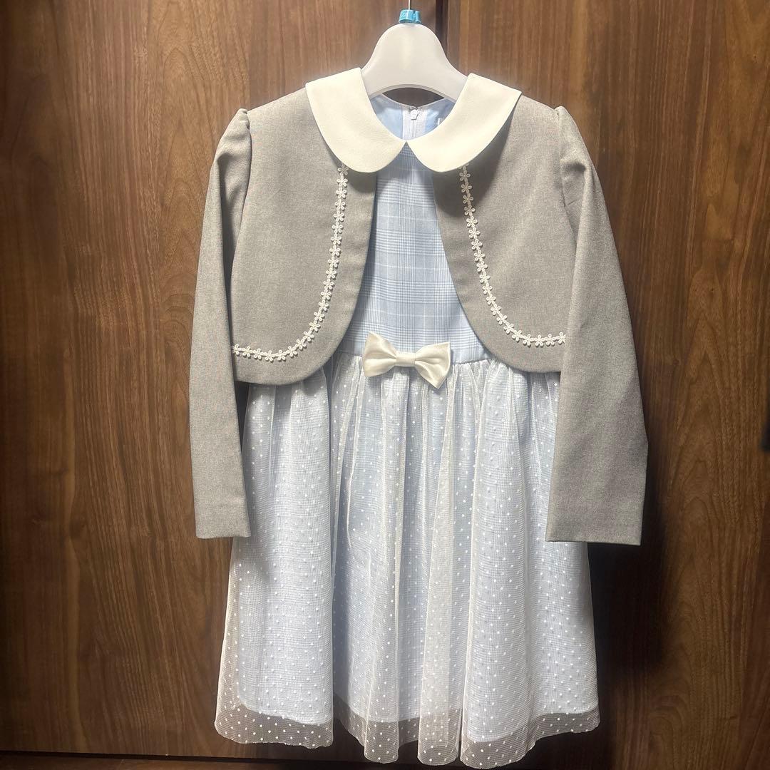 美品　ショパン フォーマルワンピース ボレロ セット チュール 卒園式 入学式