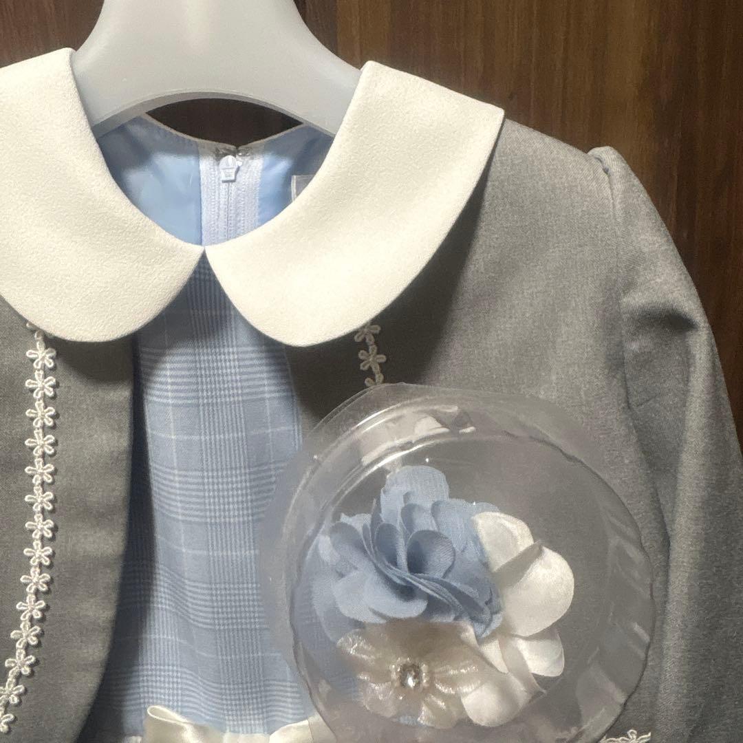 美品　ショパン フォーマルワンピース ボレロ セット チュール 卒園式 入学式