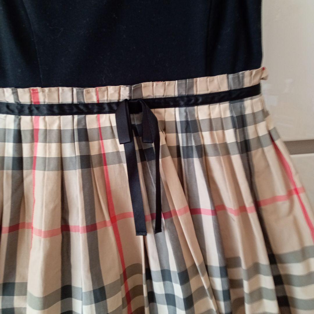 Burberry チェック柄ワンピース 半袖