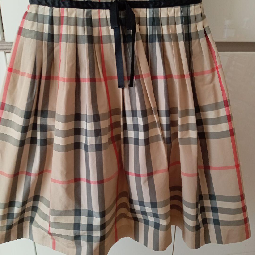 Burberry チェック柄ワンピース 半袖