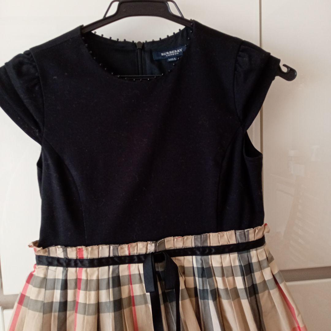 Burberry チェック柄ワンピース 半袖