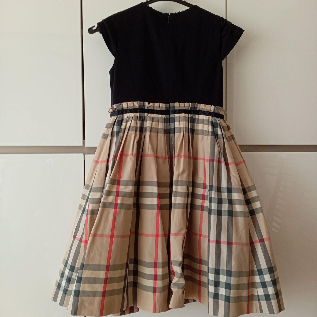 Burberry チェック柄ワンピース 半袖