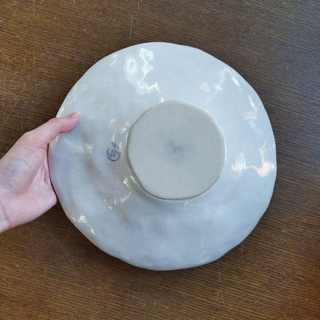 【新品・未使用】工房ゆずりは　色彩花　パスタ皿　カレー皿　陶器　食器　料理