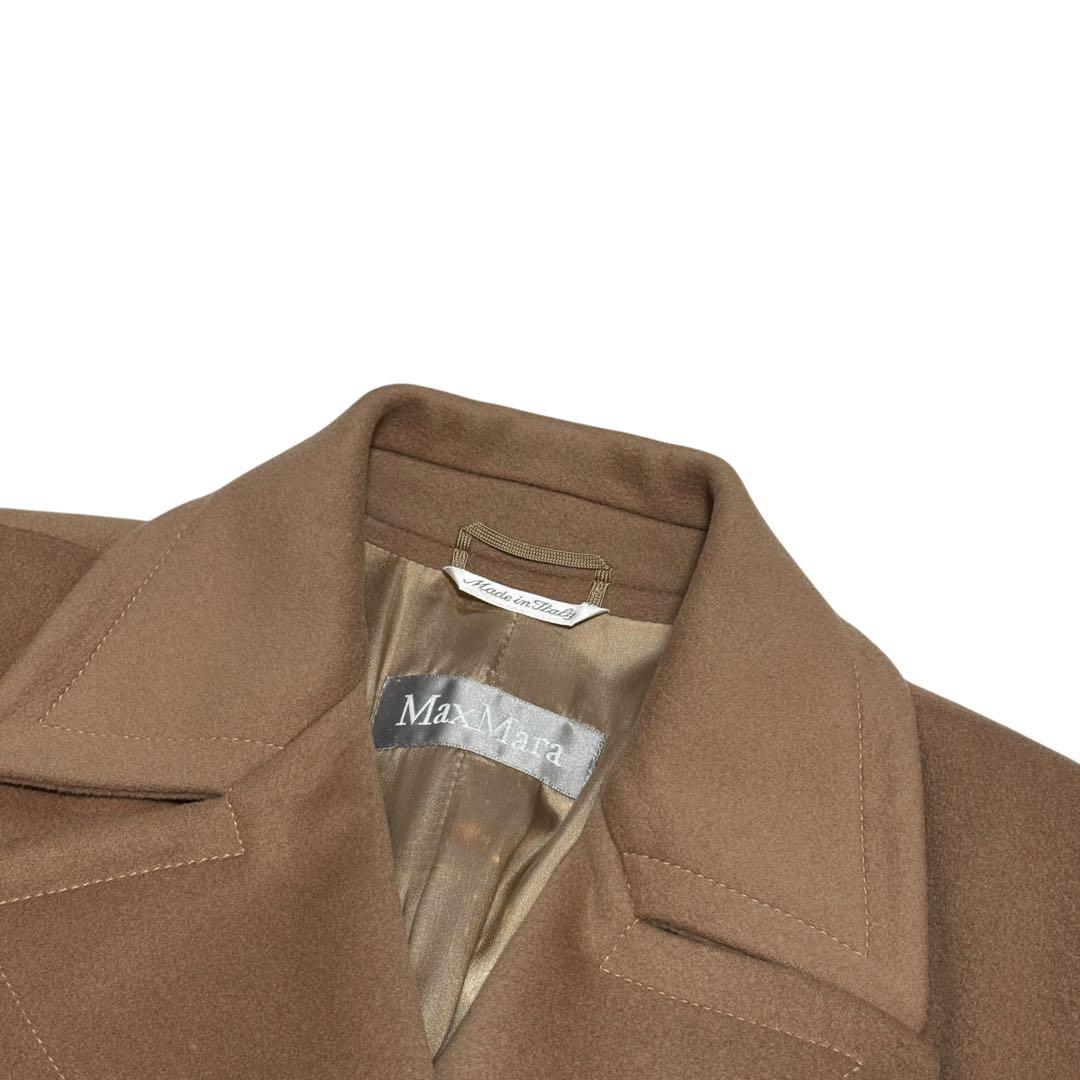 Max Maraマックマーラ　チェスターコート　ダブルブレスト　キャメル　ウール